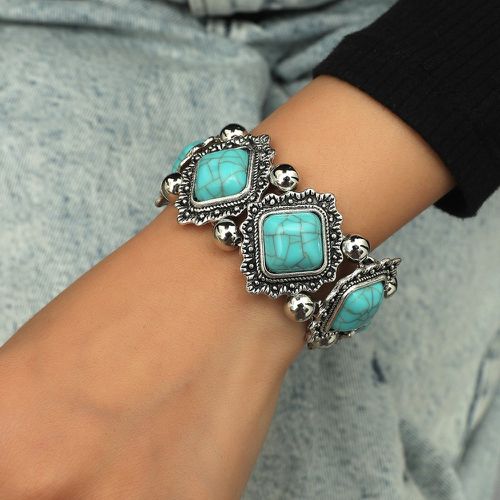 Bracelet vintage avec détail turquoise - SHEIN - Modalova