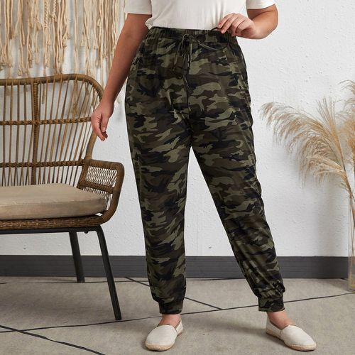 Pantalon de survêtement avec motif camouflage - SHEIN - Modalova