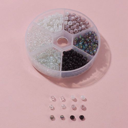 Boîte Accessoire de bijou DIY avec perles 4mm - SHEIN - Modalova