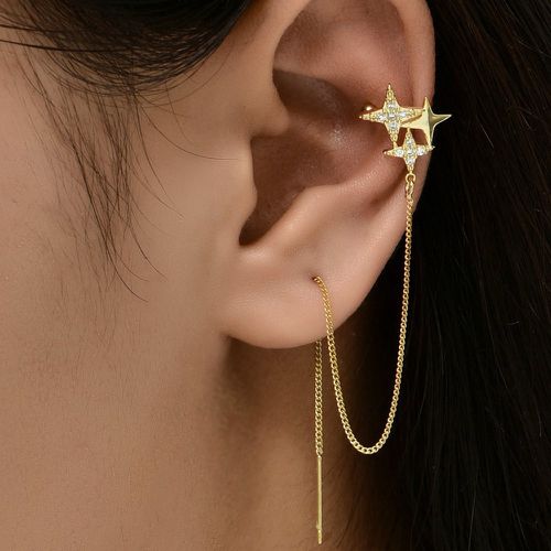 Pièces Boucles d'oreilles à design d'étoiles - SHEIN - Modalova