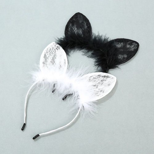 Pièces Bandeau avec oreilles de chat et dentelle - SHEIN - Modalova