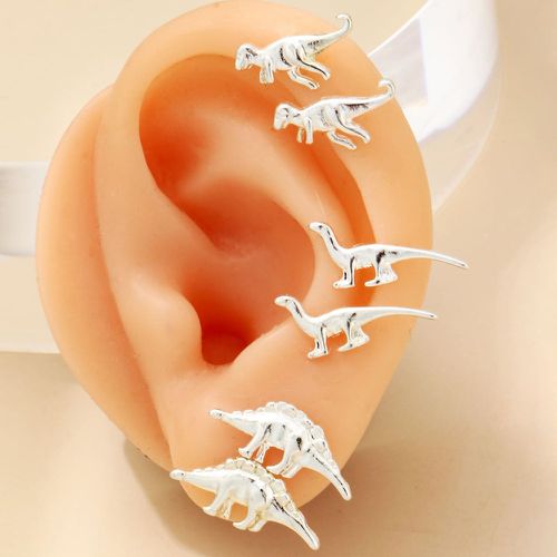 Paires Clous d'oreilles à dinosaure - SHEIN - Modalova