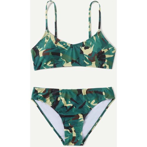 Bikini avec imprimé camouflage - SHEIN - Modalova