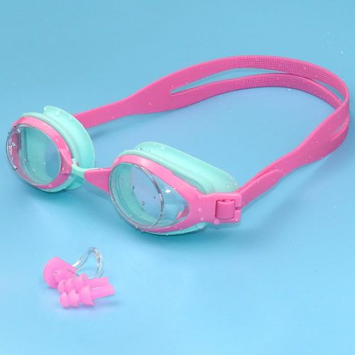 Lunettes de natation anti-buée avec bouchons d'oreilles & pince-nez - SHEIN - Modalova
