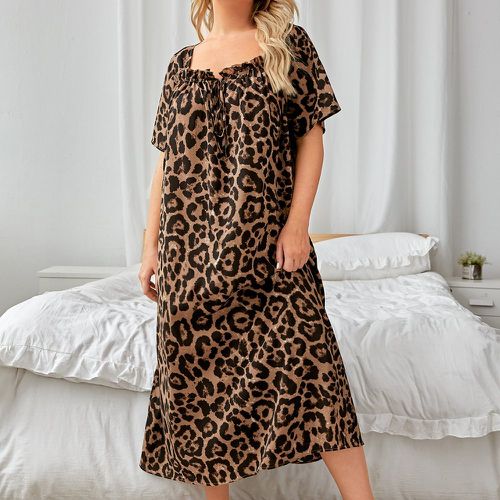 Robe de nuit léopard - SHEIN - Modalova