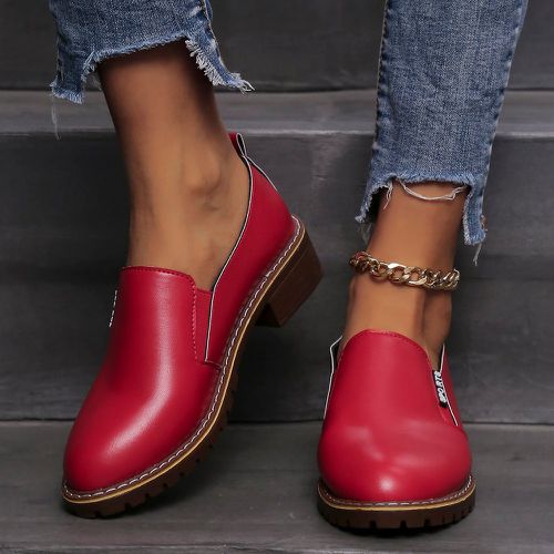 Chaussures oxfords glissantes minimalistes - SHEIN - Modalova