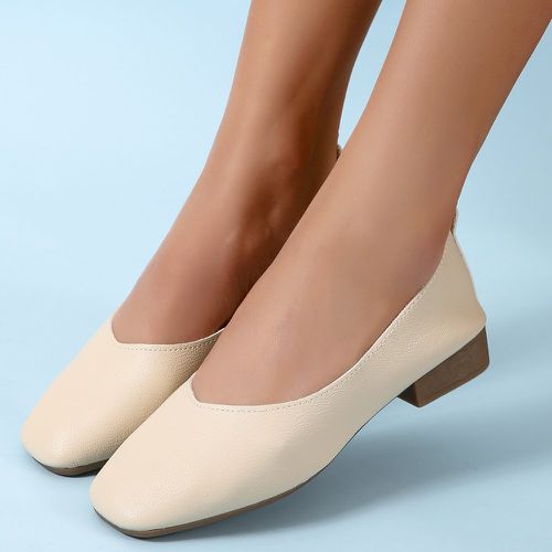 Chaussures plates à bout carré minimalistes - SHEIN - Modalova