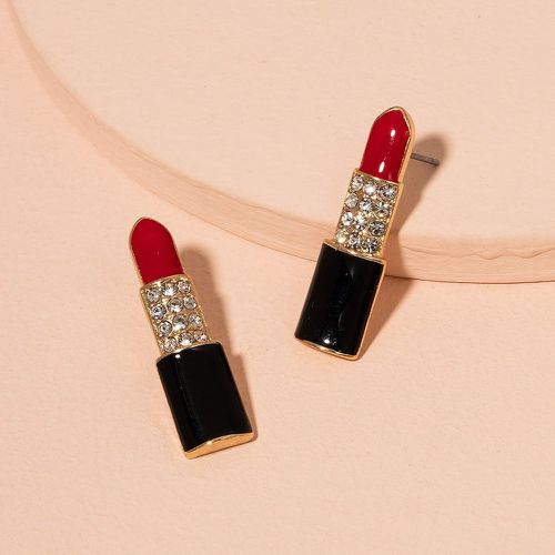 Boucles d'oreilles design rouge lèvre - SHEIN - Modalova