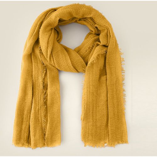 Pièce Foulard unicolore avec ourlet brut, pour la vie quotidienne, pour l'extérieur, toutes saisons, hiver, automne, accessoires abaya, voile - SHEIN - Modalova