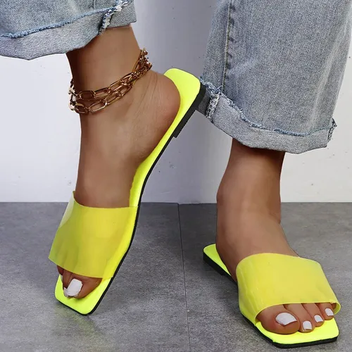 Sandales plates minimaliste transparentes - SHEIN - Modalova