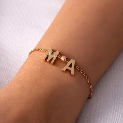 Bracelet lettre - SHEIN - Modalova