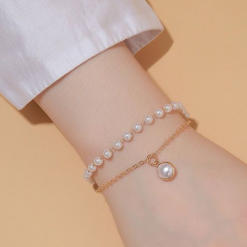 Bracelet multicouche avec perle - SHEIN - Modalova