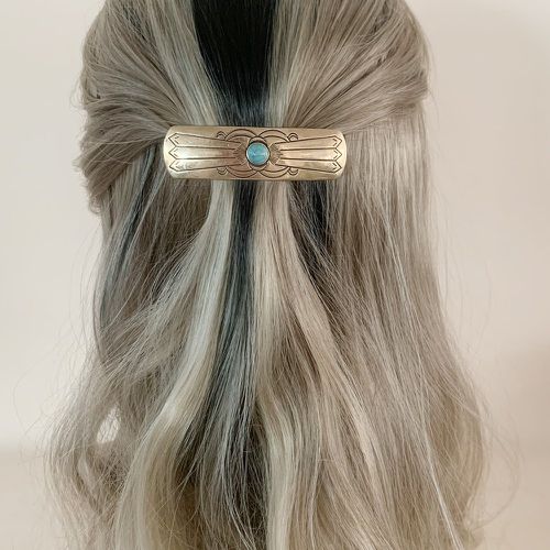 Épingle à cheveux à détail turquoise - SHEIN - Modalova