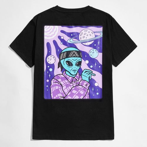 Pièce T-shirt à motif alien - SHEIN - Modalova