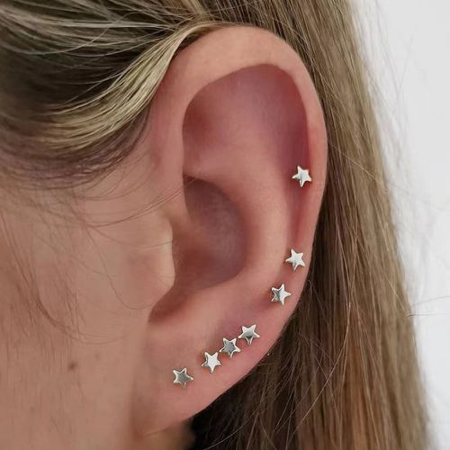Pièces Boucles d'oreilles à design étoile - SHEIN - Modalova