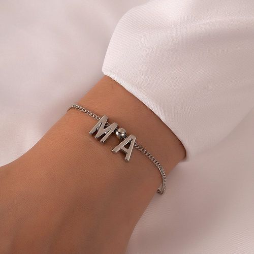 Bracelet à lettres - SHEIN - Modalova