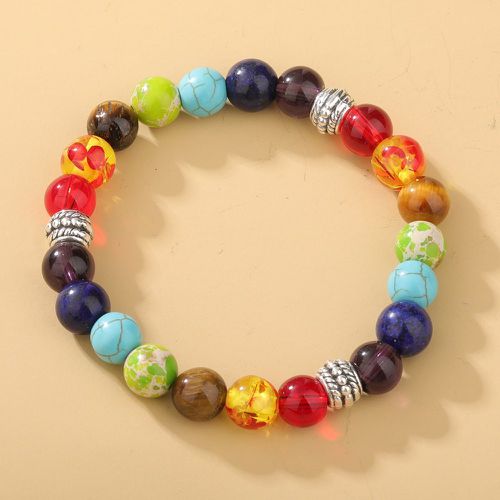 Bracelet avec perles colorées - SHEIN - Modalova