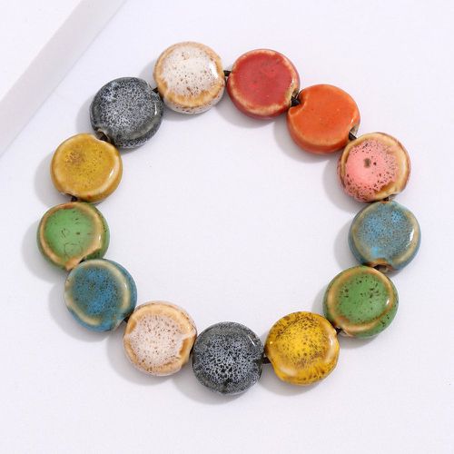 Bracelet céramique à blocs de couleurs - SHEIN - Modalova