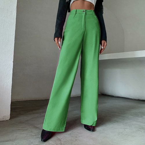 Pantalon ample à taille haute - SHEIN - Modalova