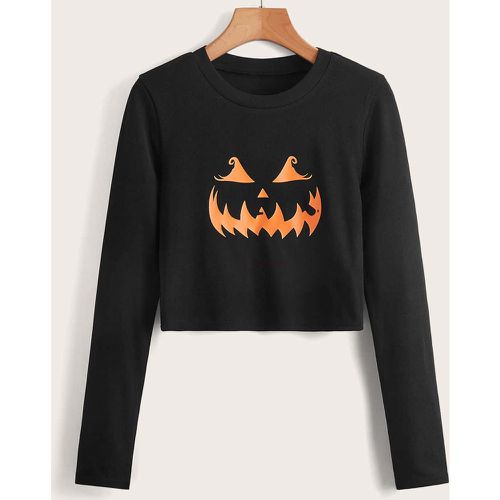 T-shirt court à motif halloween - SHEIN - Modalova