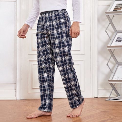 Pantalon de pyjama à carreaux - SHEIN - Modalova
