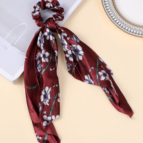 Élastique avec foulard pour cheveux à imprimé fleur - SHEIN - Modalova