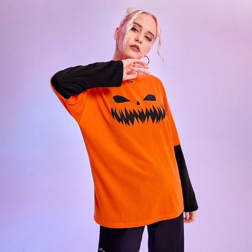 T-shirt 2 en 1 à motif halloween - SHEIN - Modalova
