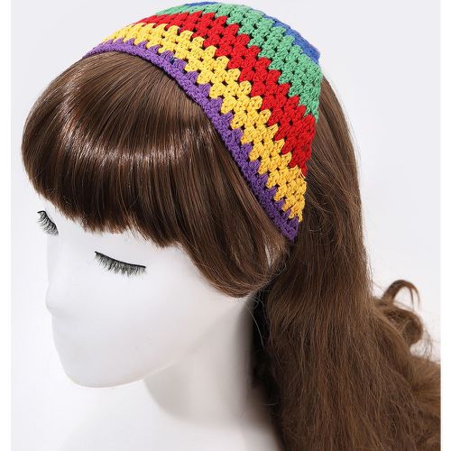 Bandeau pour cheveux à blocs de couleurs - SHEIN - Modalova