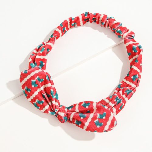 Bandeau pour cheveux avec imprimé chaussette Noël - SHEIN - Modalova