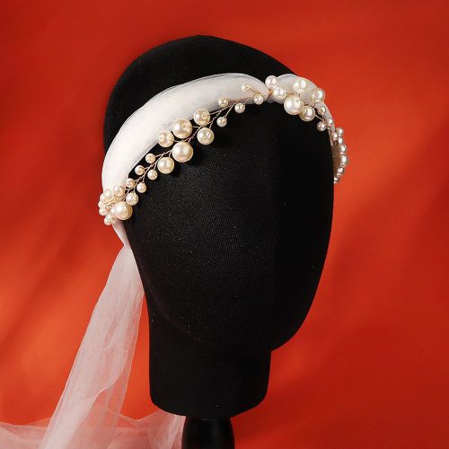 Bandeau pour cheveux à fausse perle de mariée - SHEIN - Modalova