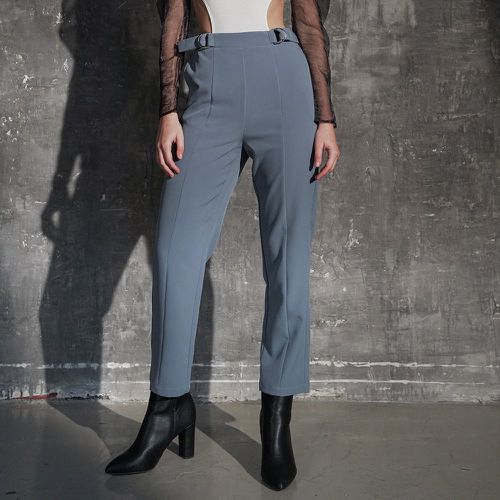 Pantalon taille élastique à boucle - SHEIN - Modalova