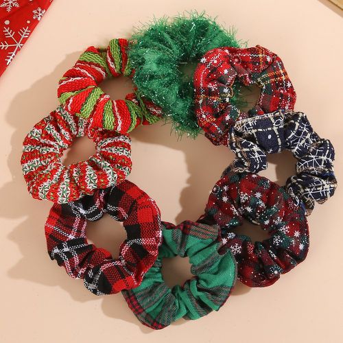 Pièces Chouchou Noël à blocs de couleurs à carreaux - SHEIN - Modalova