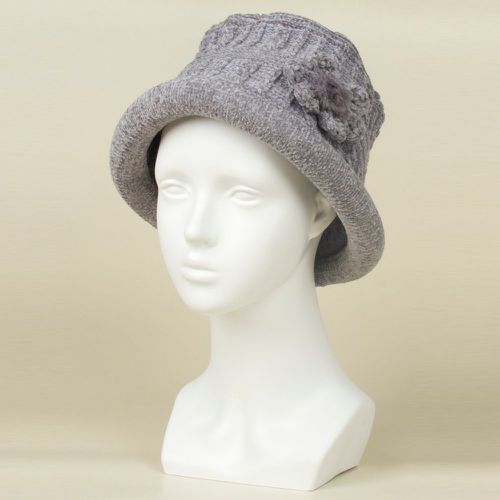 Chapeau en tricot à fleur - SHEIN - Modalova
