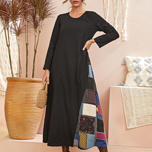 Robe tunique patchwork - SHEIN - Modalova