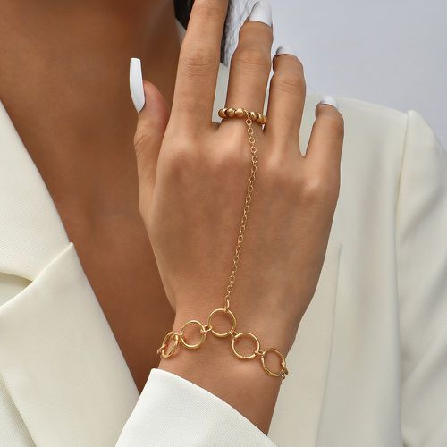 Bracelet à doigt avec anneau & à perles - SHEIN - Modalova