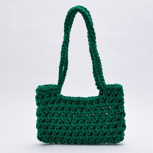 Sac carré minimaliste en crochet - SHEIN - Modalova