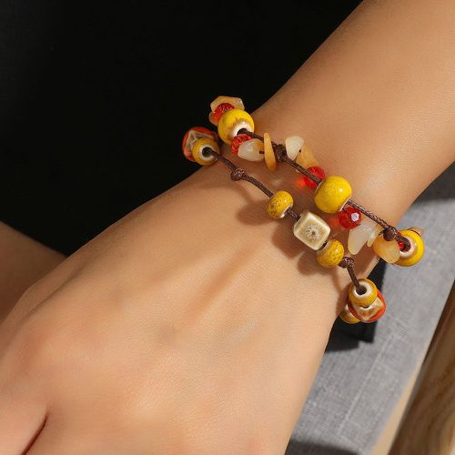 Bracelet céramique à perles - SHEIN - Modalova