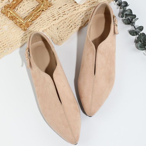 Chaussures plates minimaliste à bout pointu à boucle - SHEIN - Modalova