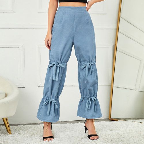 Pantalon taille élastique à cordon - SHEIN - Modalova
