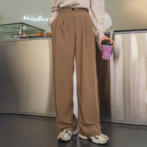 Pantalon tailleur taille haute plissé - SHEIN - Modalova