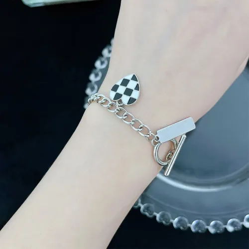 Bracelet à cœur à breloque géométrique - SHEIN - Modalova
