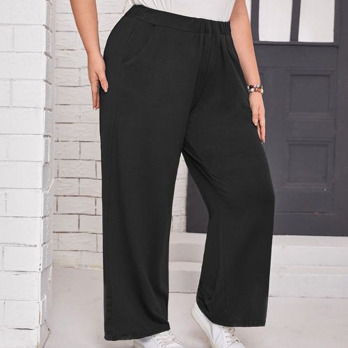Pantalon à taille élastique à poche - SHEIN - Modalova