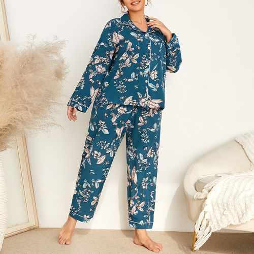 Ensemble de pyjama à imprimé floral - SHEIN - Modalova