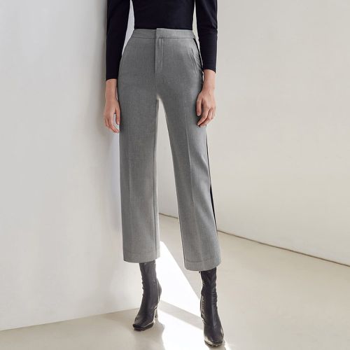 Pantalon tailleur en viscose avec rayures latérales - SHEIN - Modalova