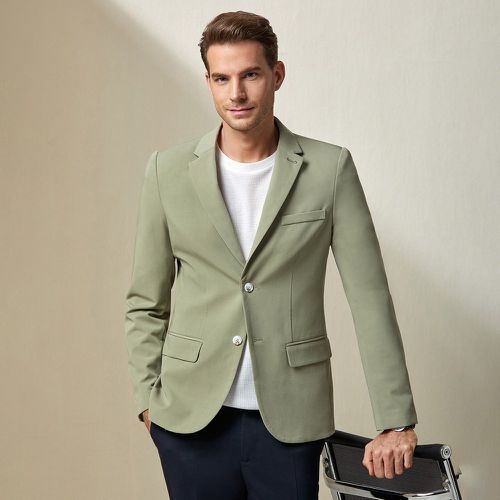 Homme Blazer col à revers fendu - SHEIN - Modalova