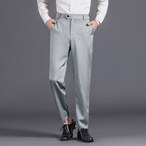 Homme Pantalon tailleur à poche - SHEIN - Modalova