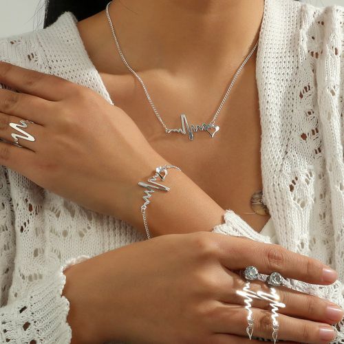 Pièces Set de bijoux à détail cœur - SHEIN - Modalova