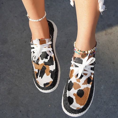 Chaussures à blocs de couleurs à lacets glissant - SHEIN - Modalova