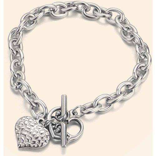Bracelet à chaîne à breloque cœur - SHEIN - Modalova