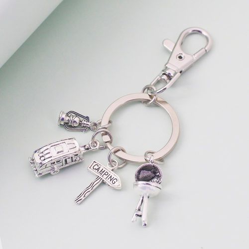 Porte-clés à lettres à breloque voiture - SHEIN - Modalova